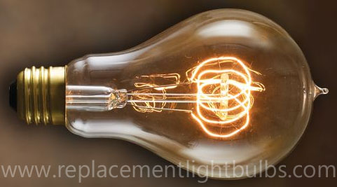 Nostalgic 40W 120V Victor Antique A23 Loop Filament Replacement Light Bulb