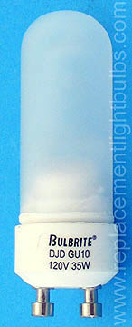 Bulbrite DJD GU10 120V 35W Frosted Q35FR/GU10 Light Bulb