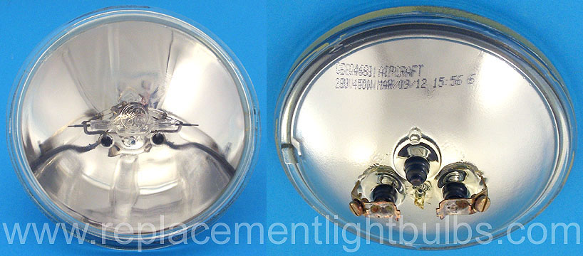 GE Q4681 28V 450W PAR46 Aircraft Landing Spot Sealed Beam Lamp