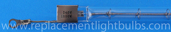 QH1000T3/240V/S2 1000W Quartz Heater Lamp