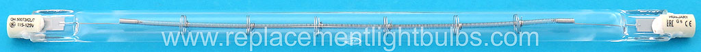 GE QH500T3/CL/7 115-125V 500W Quartz Heater Lamp