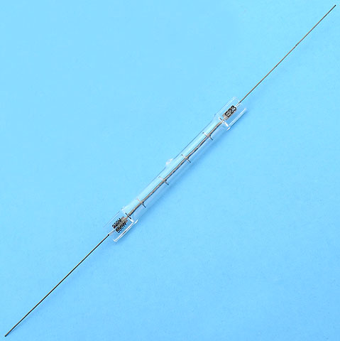 Hikari QIR220V500W-105mm 220V 500W Rigid Wire Leads Heat Lamp