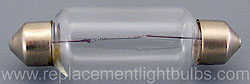 S6470 6V 18W 15x44mm 6V18W Festoon Miniature Light Bulb, Replacement Lamp