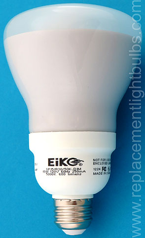 Eiko SP15/R30/50K-DIM 15W 120V 5000K Daylight Dimmable Energy Saving Light Bulb
