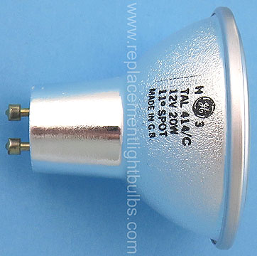 GE TAL414/C Q20MR16/11/TL 12V 20W 11 Degree Spot Light Bulb