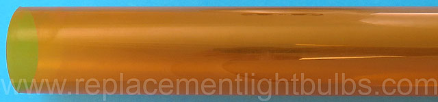 Flu Shield F40T12 Amber Polycarbonate Tube Lamp Guard