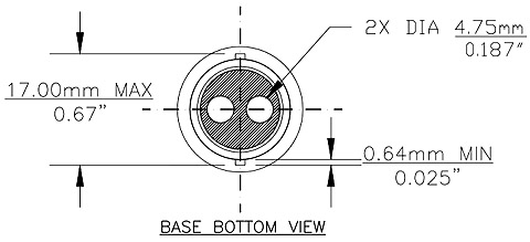 BA15d Base Graphic