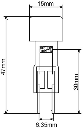 Graphic M-01086 24V 55W G6.35 Ceramic Cap