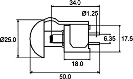 24V 50W G6.35 Black Umbrella Graphic