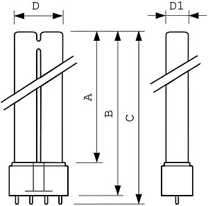 PL-L 18W Dimensions