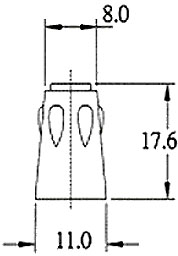 Golo SC-105-3 Ceramic Wire Nut for 3 18AWG Wires