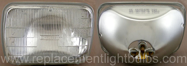 GE H6054SB 12V 2B1 Halogen Sealed Beam Auto Head Lamp