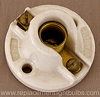 E10 Cleat Porcelain Receptacle