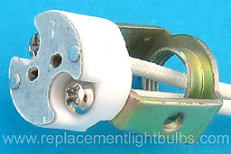 Golo G6-R32-B36 G4, GU4 MR11, GX5.3 GU5.3 MR16, G6.35, GY6.35 Bi-Pin Lamp Socket with Hickey