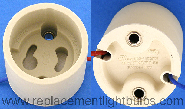 K577A PGZ18 600V 1000W 5kV Pulse Rating Lampholder Lamp Socket