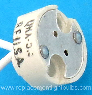 QRX-5.3 GX5.3 GU5.3 G5.3 250V 12A 1000W Bi-Pin Lamp Socket