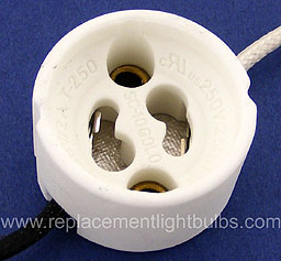 Golo SC-10-6 GU10 250V 250W Lamp Socket