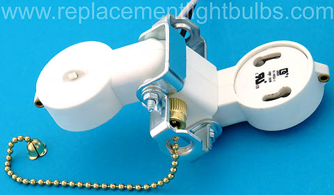 Golo SC-6022-1 300V 300W GU24 Double Socket with Pull Chain