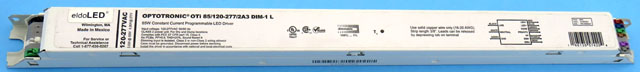 Osram 57420 Optronic OTI 85/120-277/2A3 DIM-1 L 0-10V 120-277V LED Dimming Driver