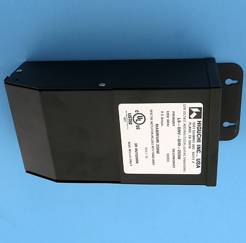 Higuchi C-300 LS-DRV-DIM-250W 120V to 12VDC Dimmable LED Wall Mount Transformer