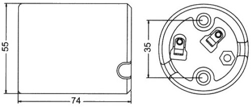 GE-6041 Socket Graphic Drawing